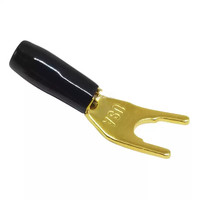 Connecteur de haut-parleur audio plaqué or en cuivre, type banane, adaptateur de prise Y pour amplificateur de puissance