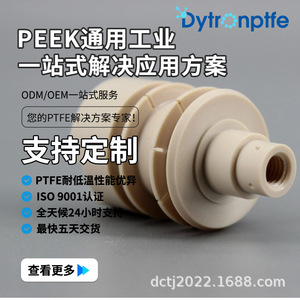 Dechuang PEEK <b>Engineering</b> <b>Plastic</b> Parts CNC Machined Antistatic Automotive Components - Product Image 1