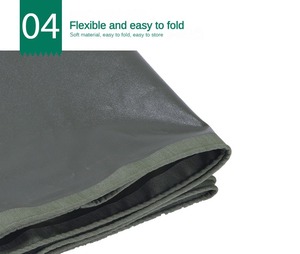 Bâche en tissu silicone imperméable 550GSM pour l'extérieur, couverture de tente de camping avec revêtement tissé organique, auvent de <span class=keywords><strong>pergola</strong></span> - Product Image 6