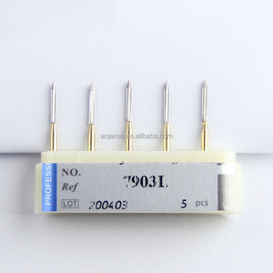 Fraise à carbure <span class=keywords><strong>dentaire</strong></span> pour finition et modelage, à lame flamme affûtée, 8-12 lames, en vente - Product Image 2