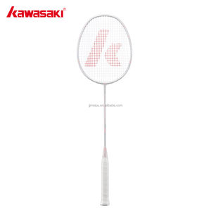 Raquette de badminton Kawasaki entièrement en carbone, manche en bois, raquettes de badminton offensives et défensives, fabrication personnalisée, originale, professionnelle - Product Image 1