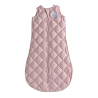 Sac de couchage bébé anti-chocs en coton avec fermeture éclair, motifs colorés, étiquette personnalisée, expédition rapide pour les détaillants internationaux