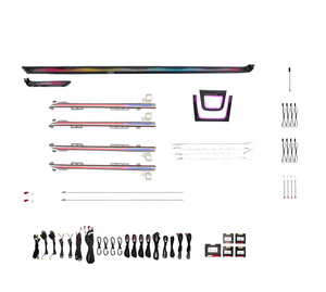 Lumière ambiante Rainbow Symphony Dynamic Radium Carving <span class=keywords><strong>Four</strong></span> Doors + moule de contrôle central pour Porsche Cayenne (2024-2025) - Product Image 5