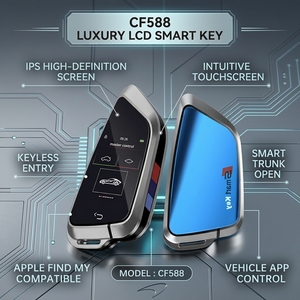 กุญแจรถอัจฉริยะ LCD ระบบเข้ารถ<span class=keywords><strong>แบ</strong></span>บไร้กุญแจ ควบคุมผ่านแอพ รองรับ Apple Find My หน้า<span class=keywords><strong>จอ</strong></span>สัมผัส HD สตาร์ท<span class=keywords><strong>แบ</strong></span>บกดปุ่ม สำหรับรถยน<span class=keywords><strong>ต</strong></span>์ OEM <span class=keywords><strong>แบ</strong></span>บกำหนดเอง Kaifute - Product Image 6