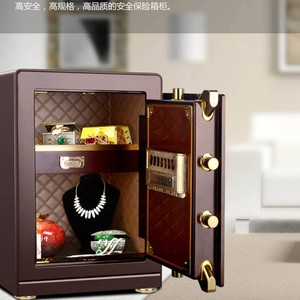 Coffre-fort électronique intelligent Hengfa Aijia A3 avec lecteur d'empreintes digitales et mot de passe, 1 compartiment, rectangulaire, alimenté par piles, pour usage au bureau et à domicile - Product Image 4