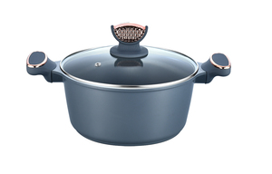Juego de utensilios de cocina de piedra de granito, juego de ollas de aluminio fundido a presión de alta calidad, utensilios de cocina antiadherentes - Product Image 5