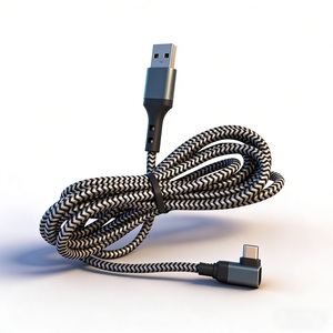 Cable de Datos USB 2.0 A/M+Tipo C a Tipo C, Carga Rápida PD de 100W, 480Mbps de Alta Velocidad, para Cámara y Auriculares, Aleación de Aluminio - Product Image 1