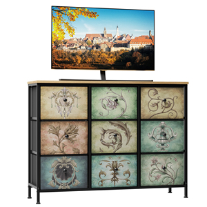 Tủ quần áo cho phòng ngủ với 9 vải sâu drawerswide TV đứng Tủ lưu trữ ngực của ngăn kéo cho Nurser lối vào hành lang - Product Image 1