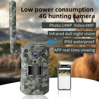 LEVOFAST New 4G LTE GPS Sim Card IP66 Waterproof Outdoor Wildlife Hunting Trail Camera with Fast Video Transmission