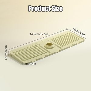 Tappetino in Silicone di alta qualità ad asciugatura rapida per <span class=keywords><strong>lavello</strong></span> da <span class=keywords><strong>cucina</strong></span> paraspruzzi con vassoio protettivo per lavelli in pietra - Product Image 2