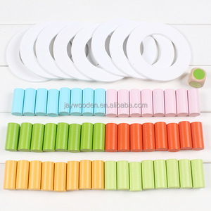 어린이를위한 Euroucky 나무 사탑 교육용 빌딩 블록 실습 보드 퍼즐 게임 - Product Image 6