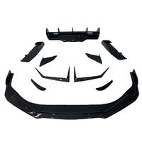 Kit carrosserie en fibre de carbone sèche de style V amélioré pour Lamborghini STO, diffuseurs avant et arrière, jupes latérales, aérations de capot