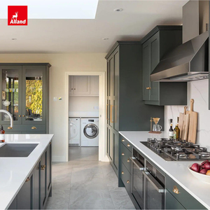 Armoire de cuisine Unionlands Premium Green de style contemporain Shaker en bois massif MDF pour <span class=keywords><strong>architecte</strong></span>, 100 % personnalisable pour <span class=keywords><strong>architecte</strong></span> - Product Image 2