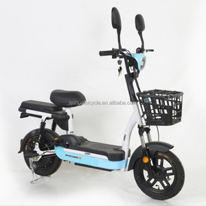Vélo électrique de route pour adultes Xiao <span class=keywords><strong>Wangzi</strong></span> avec moteur avant sans balais 350W 48V, batterie au plomb-acide, frein à tambour et écran LCD numérique - Product Image 5
