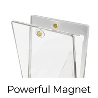 Porte-cartes magnétiques en acrylique transparent, directement de l'usine, 35PT 55PT 100PT, protection UV, étuis pour cartes One Touch pour jeux TCG