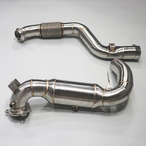 Straight Downpipe Exhaust for Benz A180 A200 A260 W176 2014-2018 1.6T/2.0T,304 Stainless Steel,Optimized for Exhaust Flow - Product Image 3
