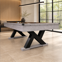 Table de jeu multifonctionnelle 3 en 1 en bois pour l'intérieur, billard, table de billard, table à manger multifonctionnelle pour le divertissement familial