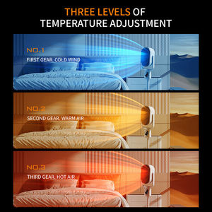 1800W PTC Ceramic Fan <b>Heater</b> with Remote Control Timer and Oscillation for Portable Indoor Heating in Home and Office <b>Spaces</b> - Product Image 5