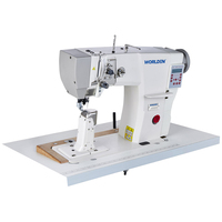 WD-1591-D4/1592-D4 Machines à coudre pour tissus épais, à simple/double aiguille, à rouleaux automatiques