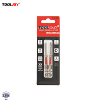 TOOLJOY Embouts de tournevis PH2 extra longs de 110 mm, magnétiques, en acier S2, embout hexagonal de 1/4 pouce, OEM, industriel, chromé