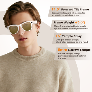 Gafas Inteligentes con IA, Cámara 4K de Alta Calidad, Película de Cambio de Color, Pantalla de Video 1K, Resistentes al Agua IP67, Lentes de Transición Gratuitas para Gafas de Sol - Product Image 2
