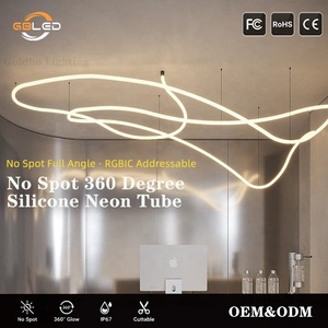 Waterproof 360 Degree Full Glow LED Neon Tube IP67 12V 24V No Dark Spots Bendable Silicone <strong>Multicolor</strong> for Garden Building Decor - Product Image 2