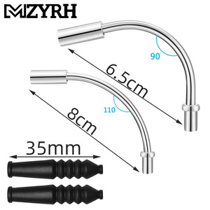 Protector de Codo para Freno V-Brake de Bicicleta, Cubierta Antipolvo para Cables, para Bicicletas de Montaña/Carretera, Delantero/Trasero, Aleación de Aluminio Plateado+Negro, Acero Inoxidable - Product Image 5