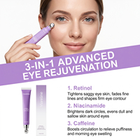 Crème Contour des Yeux Anti-Âge en Gros avec Caféine et Rétinol – Hydratante, Éclaircissante, Raffermissante et Liftante pour les Cernes