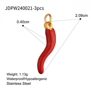Breloques en acier inoxydable en forme de cœur, accessoires de bijoux pour femmes, cadeau, pendentif DIY, style européen, serti clos - Product Image 4