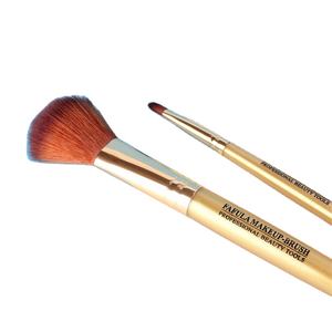 Juego de brochas de maquillaje de uso diario, Set de 7 brochas de maquillaje de etiqueta privada con mango de <span class=keywords><strong>fib</strong></span> Artificial con estuche - Product Image 6