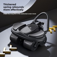 Appareil Abdominal Automatique à Rebond en Gros avec Roues, Support Coudes, Frein Intelligent ABS+Acier, Grand Écran, Renforcement Musculaire