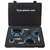 Customized Outside Micrometers Sets with High Accuracy Stainless Steel Measuring Tool 0-100 0-150mm