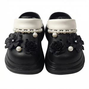 Bottines compensées Mary Jane tendance pour femme, collection été, antidérapantes, imperméables, souples, style décontracté, série de couleurs macaron mignonnes - Product Image 5