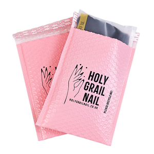 Bong bóng màu hồng gửi thư túi với biểu tượng tùy chỉnh vận chuyển phong bì Matte Poly bưu phẩm bong bóng phong bì - Product Image 4