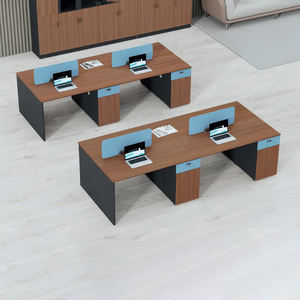 Hochwertige Hot Sale Executive Office Mitarbeiter Büromöbel, Großhandel Walnuss Design Manager Chef <span class=keywords><strong>Commercial</strong></span> Office Desk - Product Image 5