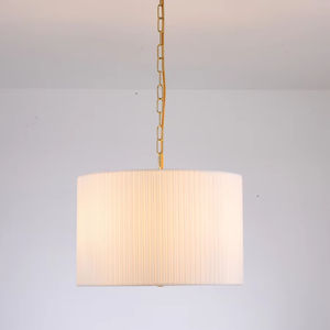 Abat-jour en rotin vintage minimaliste, design nordique, télécommande, économie d'énergie, AC 220V, lustre de restaurant - Product Image 1