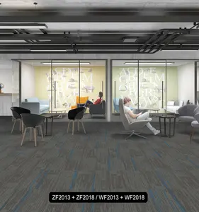 Yüksek kaliteli ucuz geleneksel tasarım ofis oturma odası polipropilen kaymaz karo halı