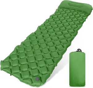 New Arrival TPU Ultralight Air Sleeping Pad Self-Inflating Waterproof Camping Mattress with Dampproof Material for Hiking