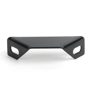 Soporte de esquina para cama, conector de metal negro duradero para marco de listones, accesorios de ferretería para muebles - Product Image 1