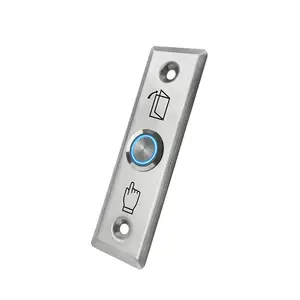 ドアリリース瞬間的なLEDプッシュボタンスイッチ照明付きプッシュボタンステンレス鋼出口プッシュボタン