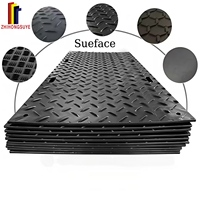 Hochbelastbare HDPE-Bodenschutzmatten Temporäre Straßenplatten 2,5 cm Dick Weiß Industrielle Schneidbare Feuerfeste Ölbeständige Matten