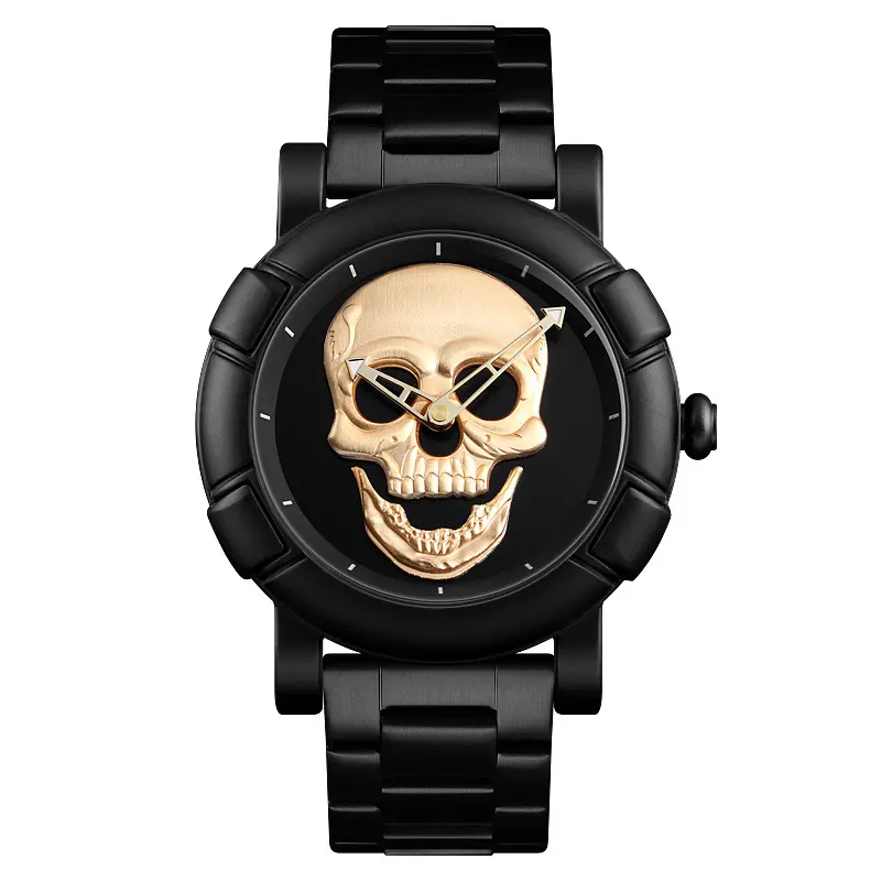 SKMEI 9178 skull design Watches Men Clock Waterproof Relogio Masculino
