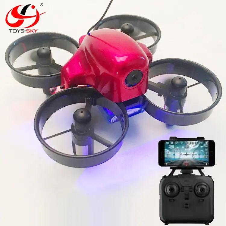 DM104S 2.4G 4CH 6Axis Flying Remote Control Camera drone Quad Copter with LED Light for Hand Launching Height hold