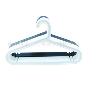 <b>Plastic</b> Hangers Non Slip Rectangle <b>Hook</b> Type PP Injection Molding Household Use - Product Image 1