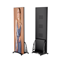 Afficheur LED portable réglable en hauteur pour intérieur, avec contrôle WIFI et USB, écran LED portable 1920x640mm