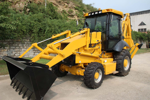 * Excavatrice de marque, pelle rétrocaveuse hydraulique 4x4, 2,5 tonnes, multifonction - Product Image 2