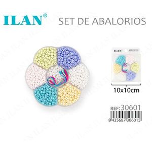 Set di perline ILAN 10x10 cm multicolore per la creazione di gioielli - Product Image 3