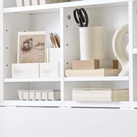 Table d'écriture murale pour ordinateur portable avec étagères de rangement Bureau pliant mural blanc