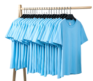 T-shirt pour femme 100 % coton, col rond, couleur unie, manches courtes, coupe classique, décontracté, respirant, tricoté, toutes saisons, teint uni - Product Image 5