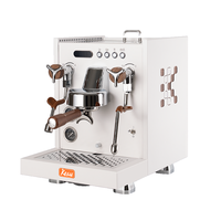 Máquina de Café Espresso Profesional de 15 Bares, Semiautomática, Programable, Multifuncional, de Acero Inoxidable, para Uso Comercial